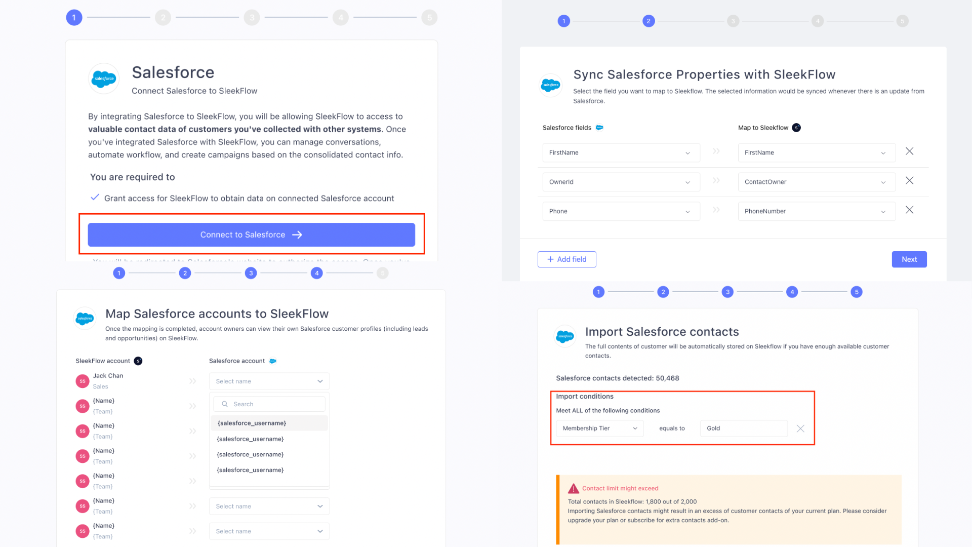 SleekFlow Salesforce integration