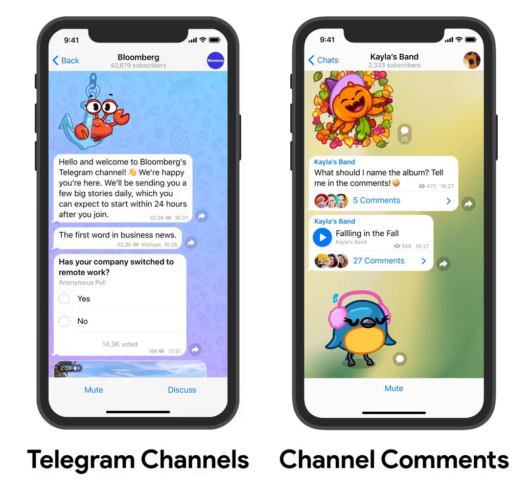 telegram channel untuk customer service