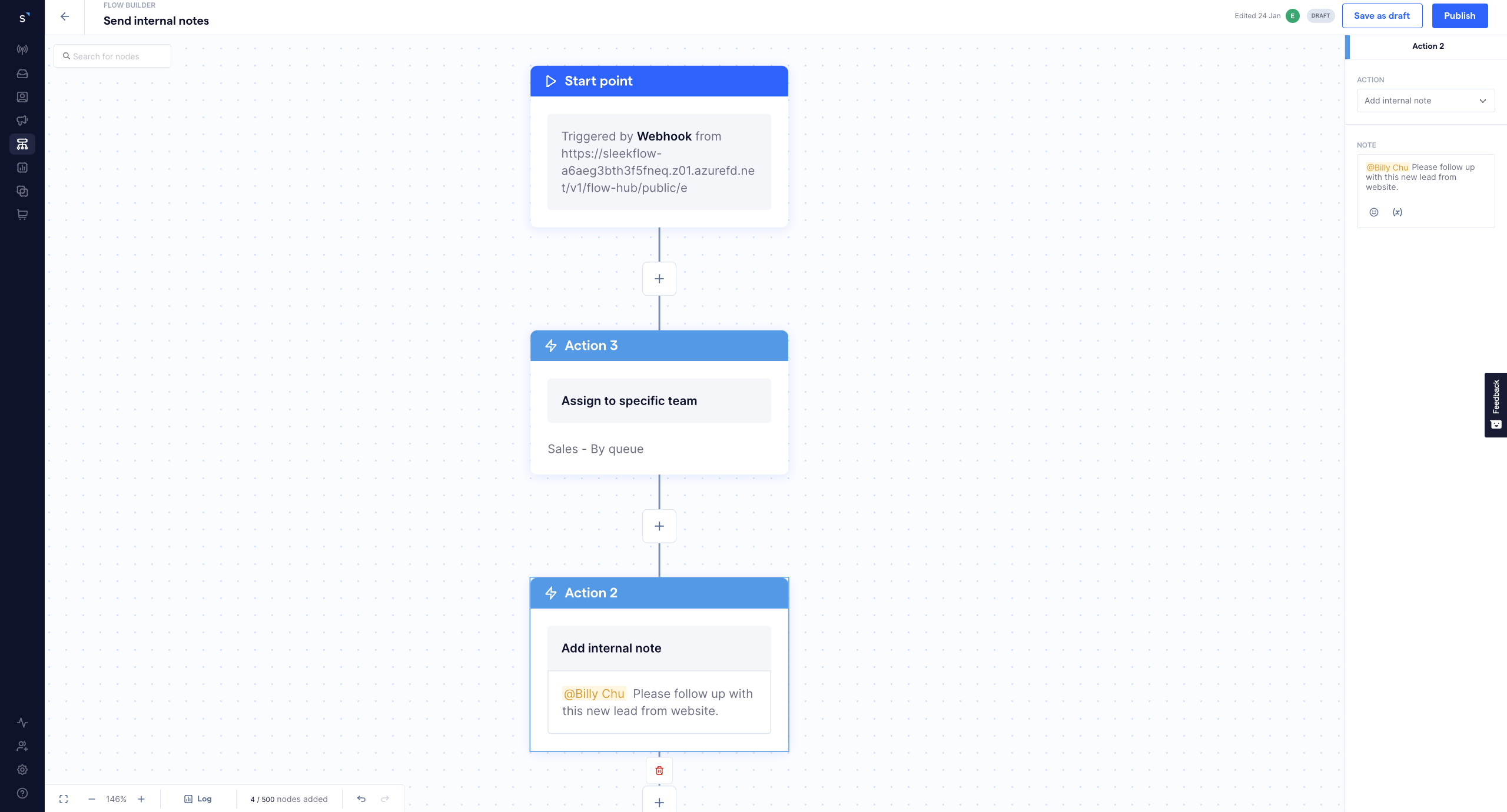 flow builder internal