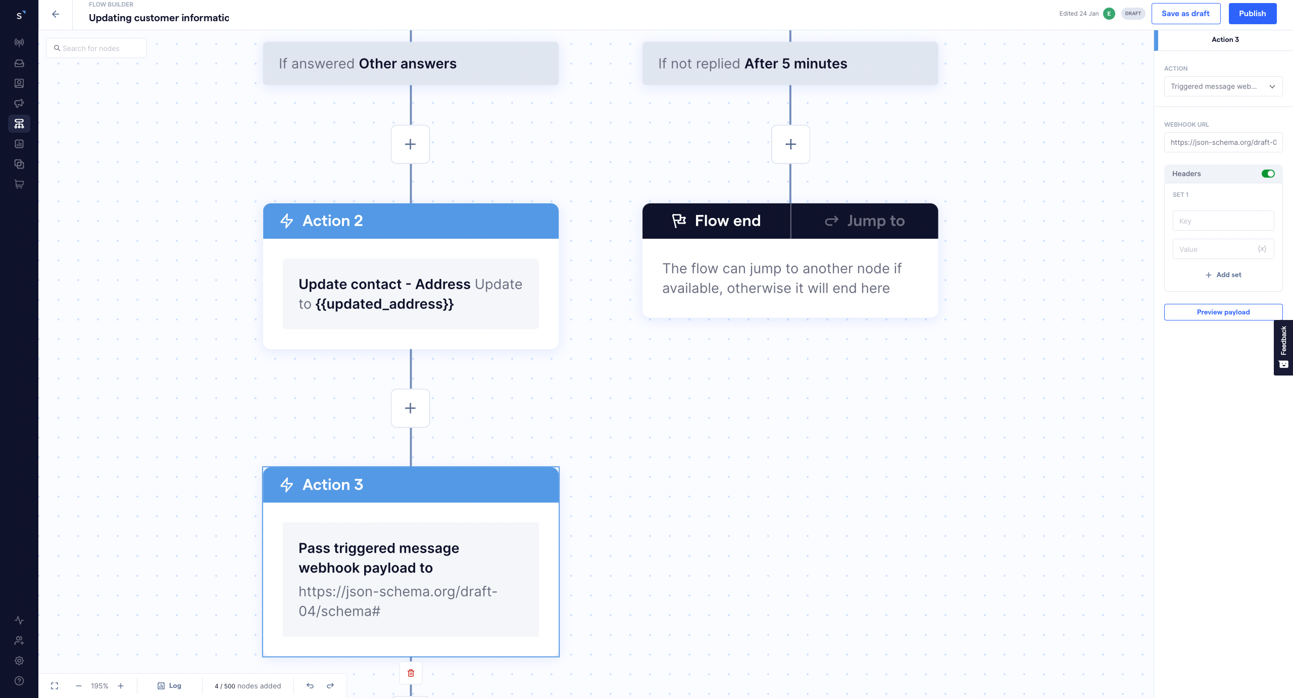 flow builder integration