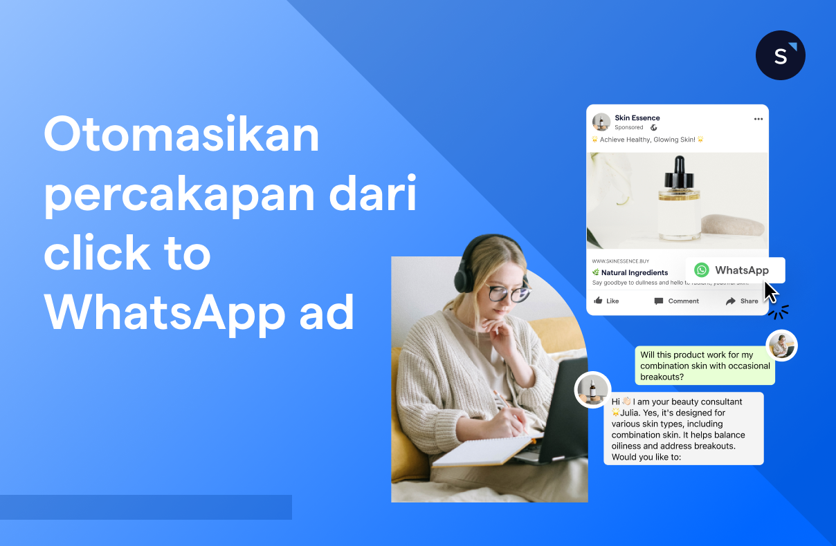 Click to WhatsApp Ad Trigger di Flow Builder