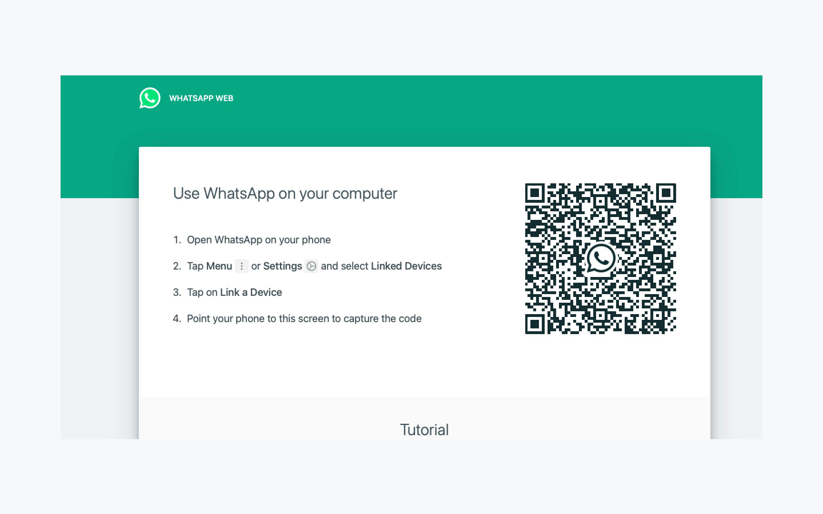 WhatsApp Web 登入