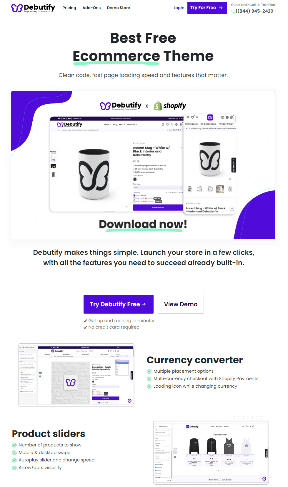 Shopify theme debutify