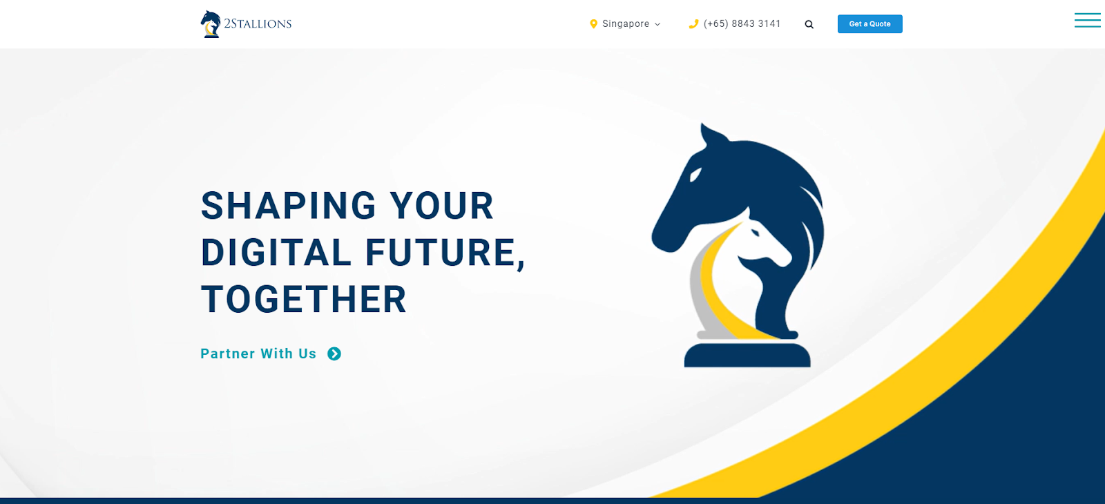 2Stallions digital marketing website