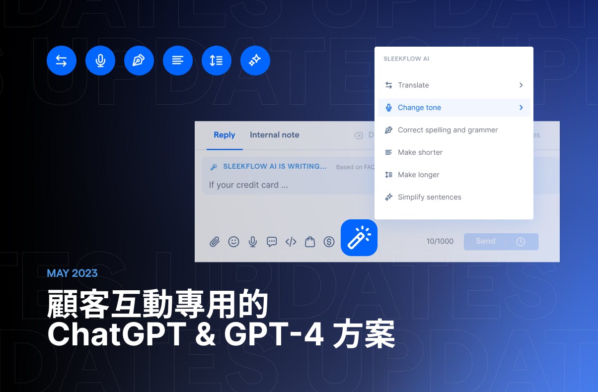 ChatGPT 顧客交流方案