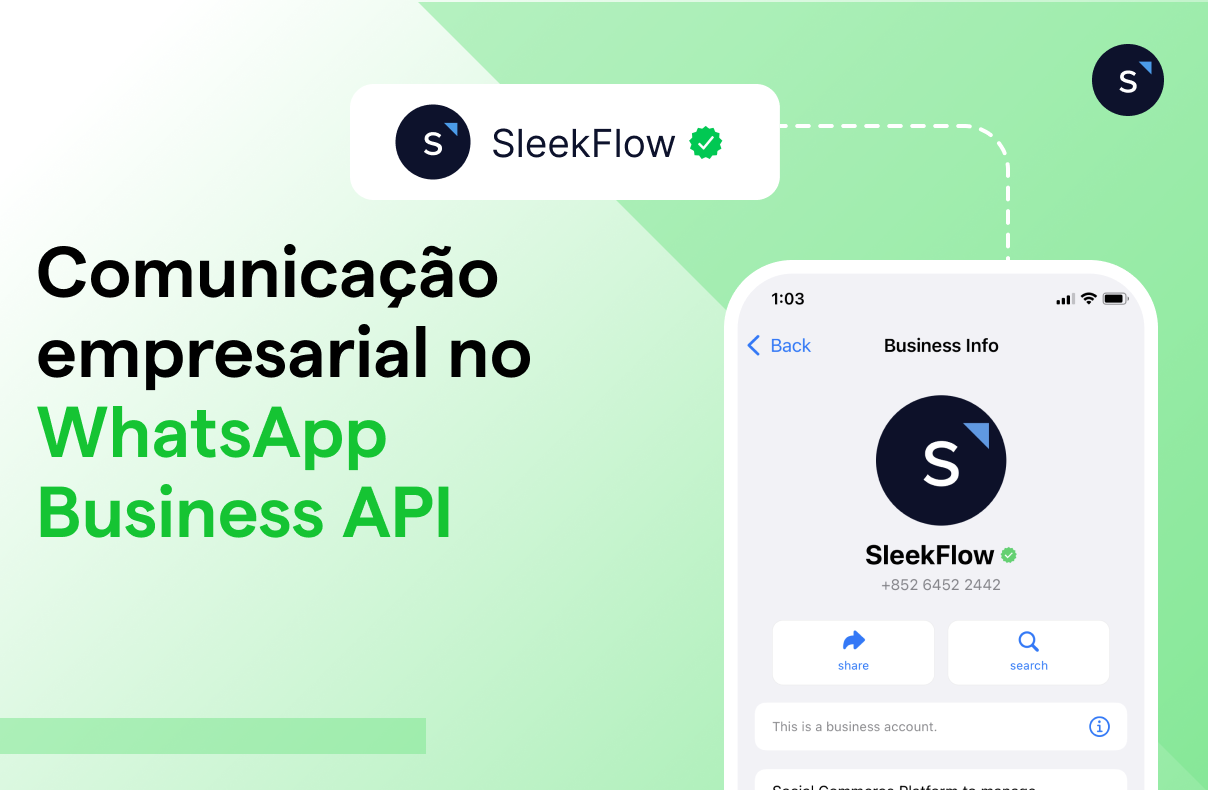 Suporte ao cliente e comunicação empresarial no WhatsApp Business API