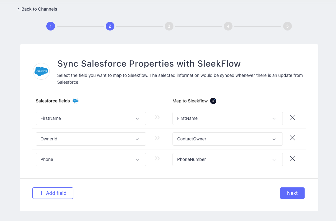 Automate filtering, mapping, and exporting Salesforce contacts