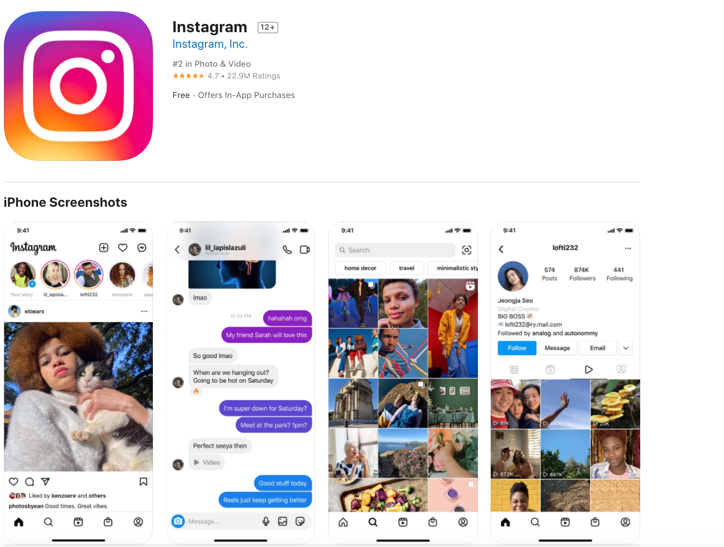 Instagram Direct Messenger