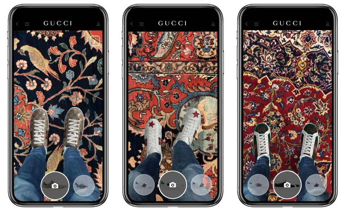 Gucci AR Try On