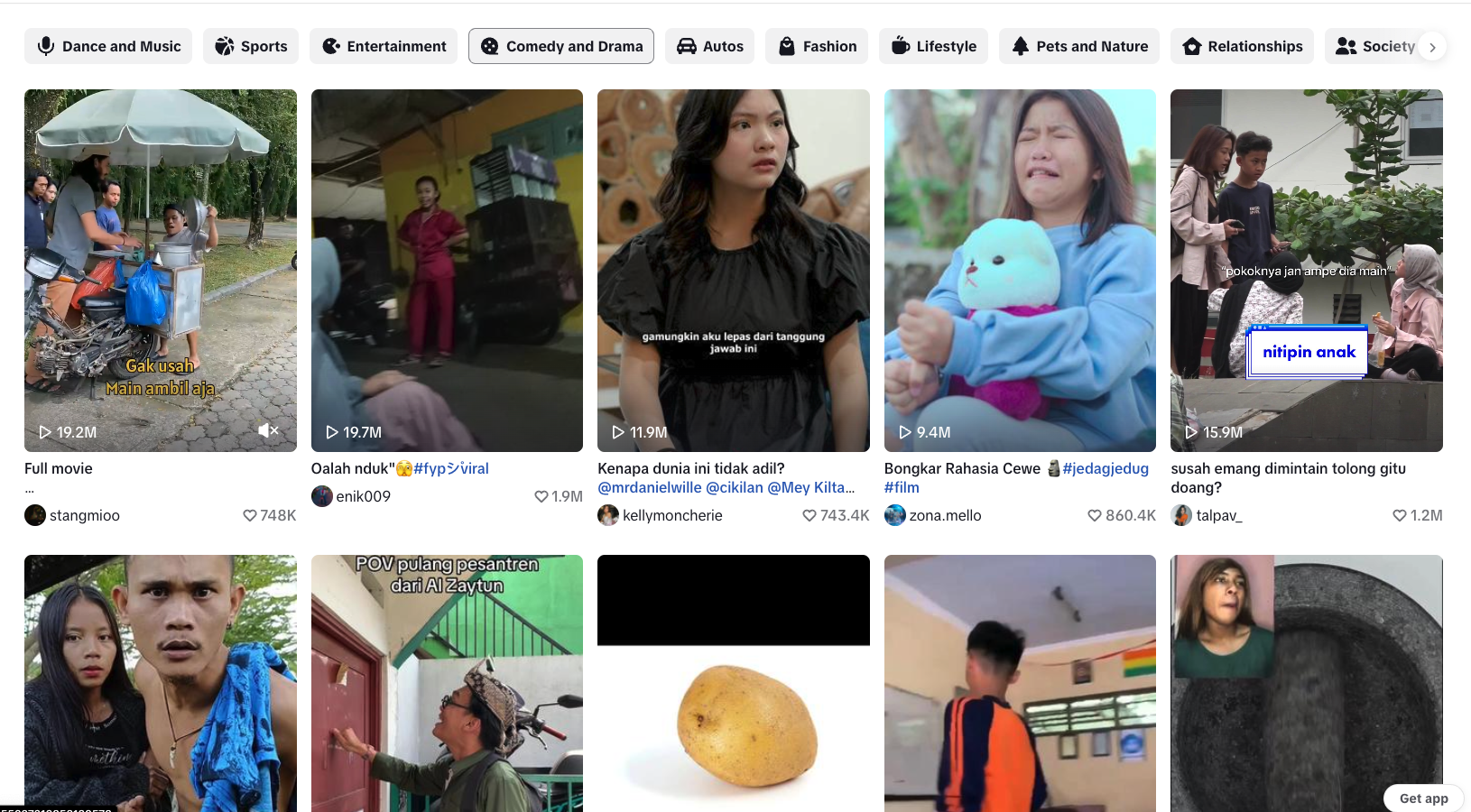 Ikuti tren yang sedang viral di TikTok