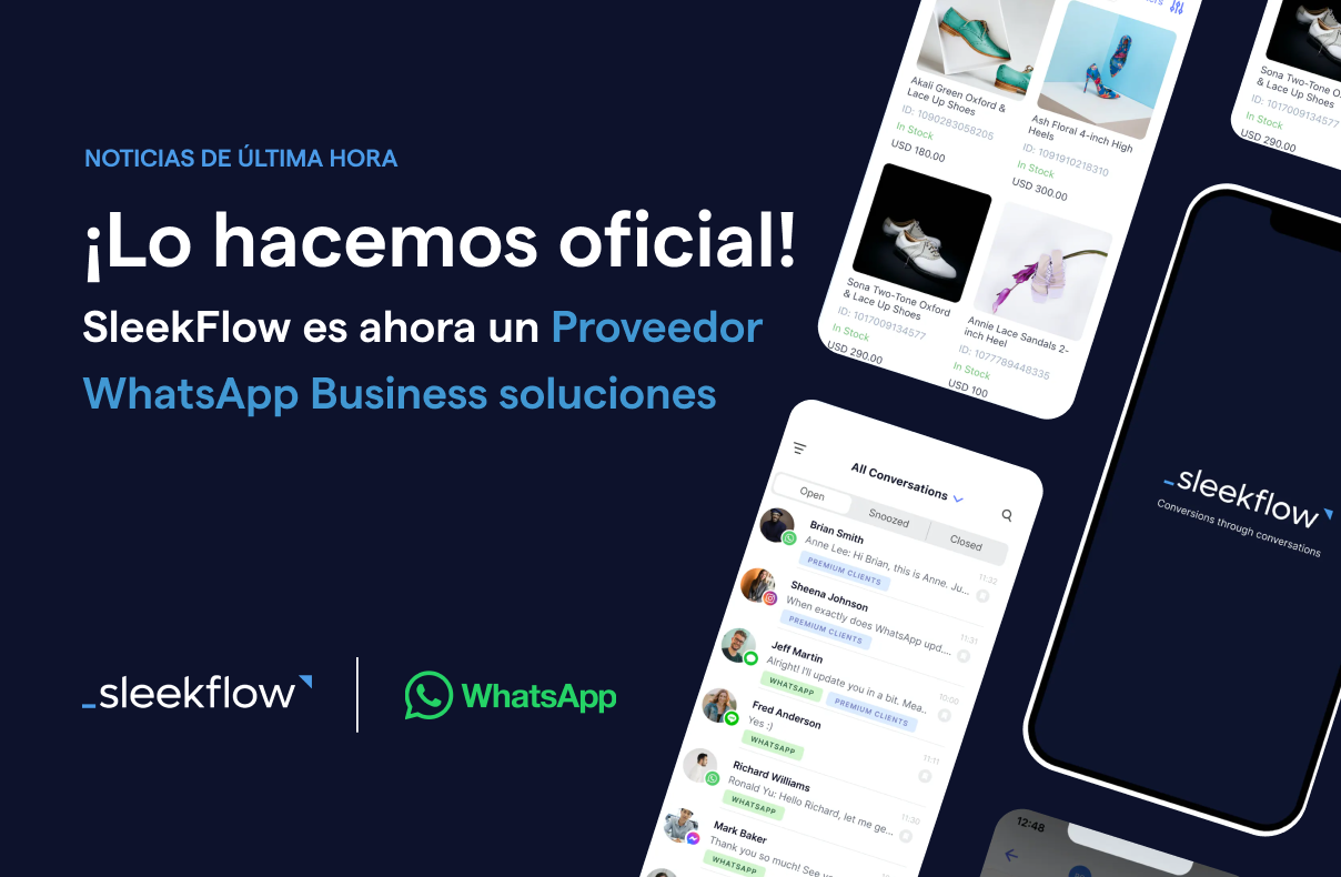 SleekFlow ya es Proveedor WhatsApp Business oficial de soluciones empresariales (BSP)