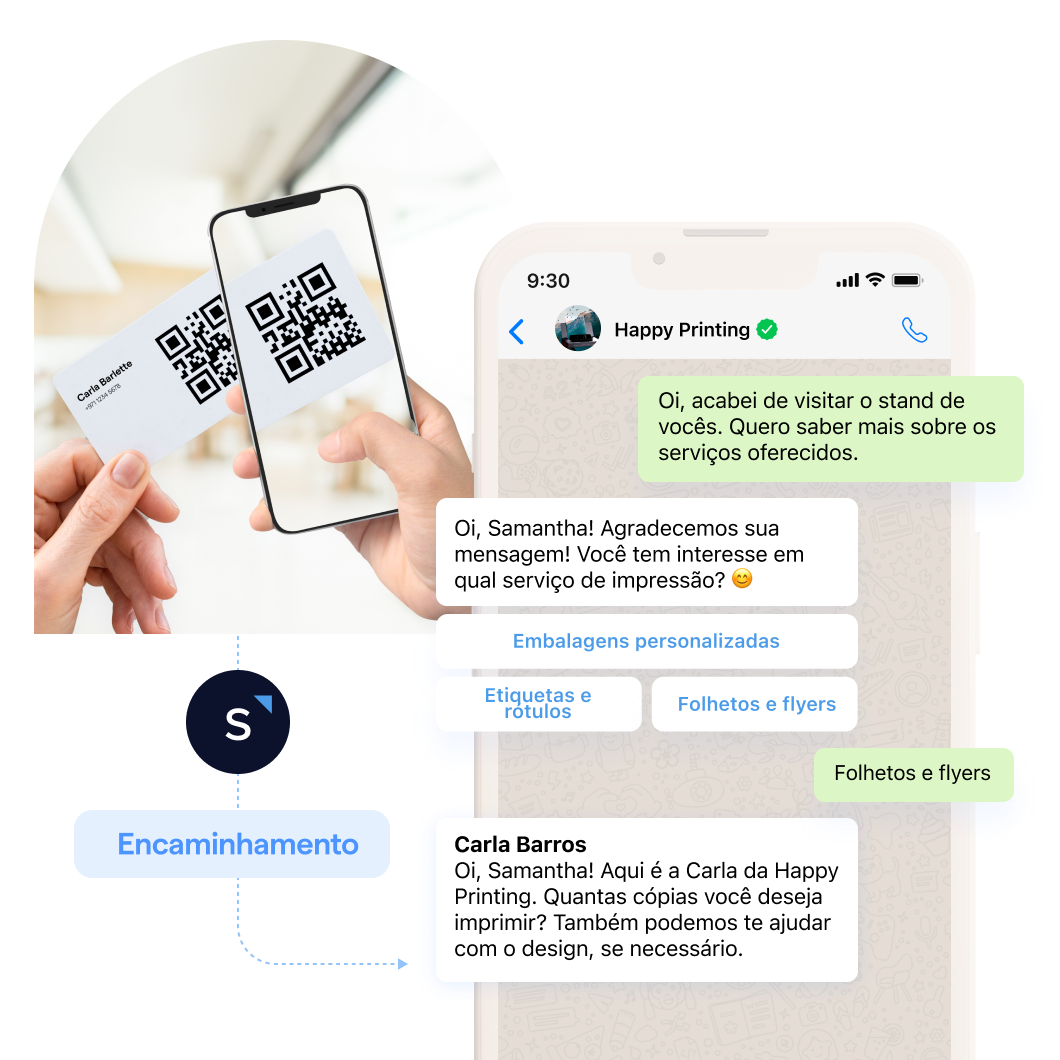 Código QR para chatbot WhatsApp B2B