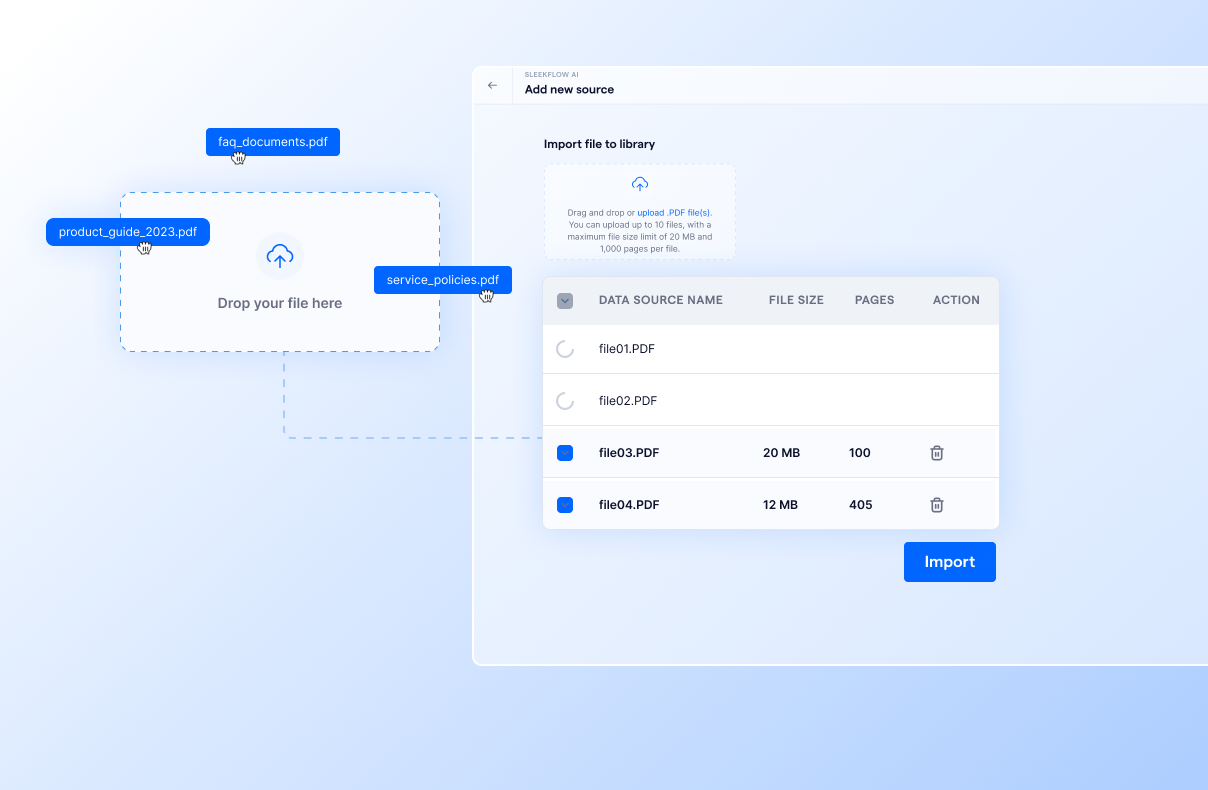 SleekFlow AI Knowledge Base CTA Image