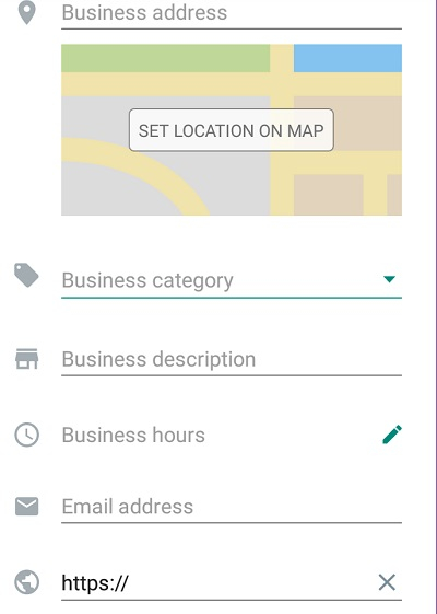 WhatsApp business profile example