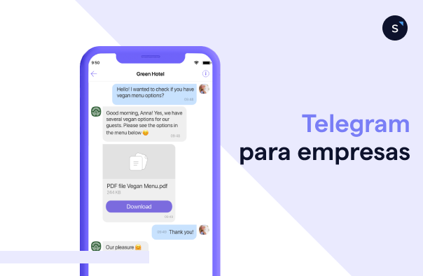 Telegram para empresas