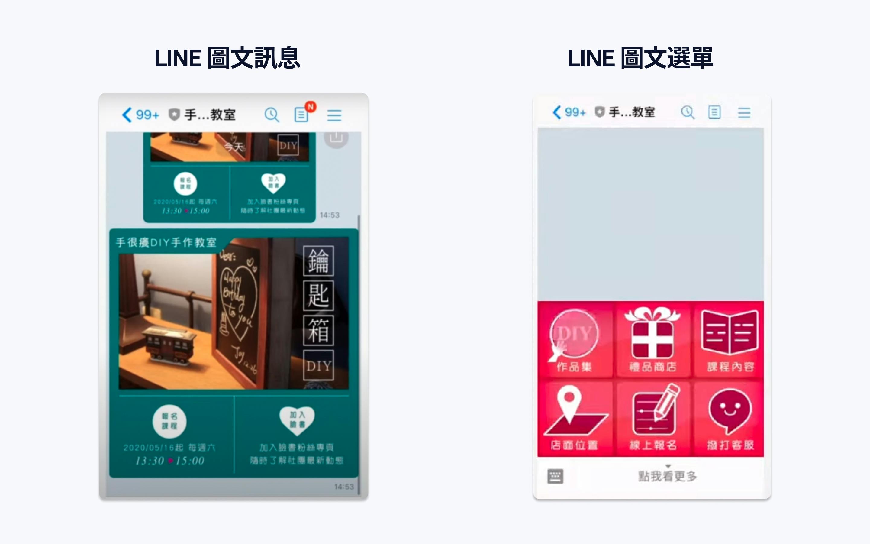 LINE 圖文訊息 及 圖文選單