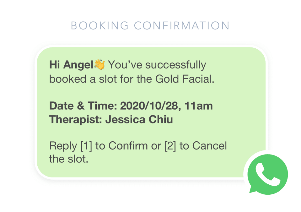 Booking Confirmation