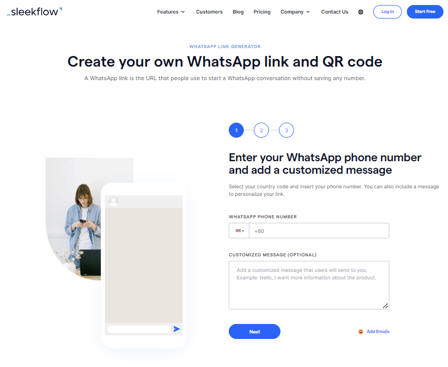 WhatsApp link generator Malaysia