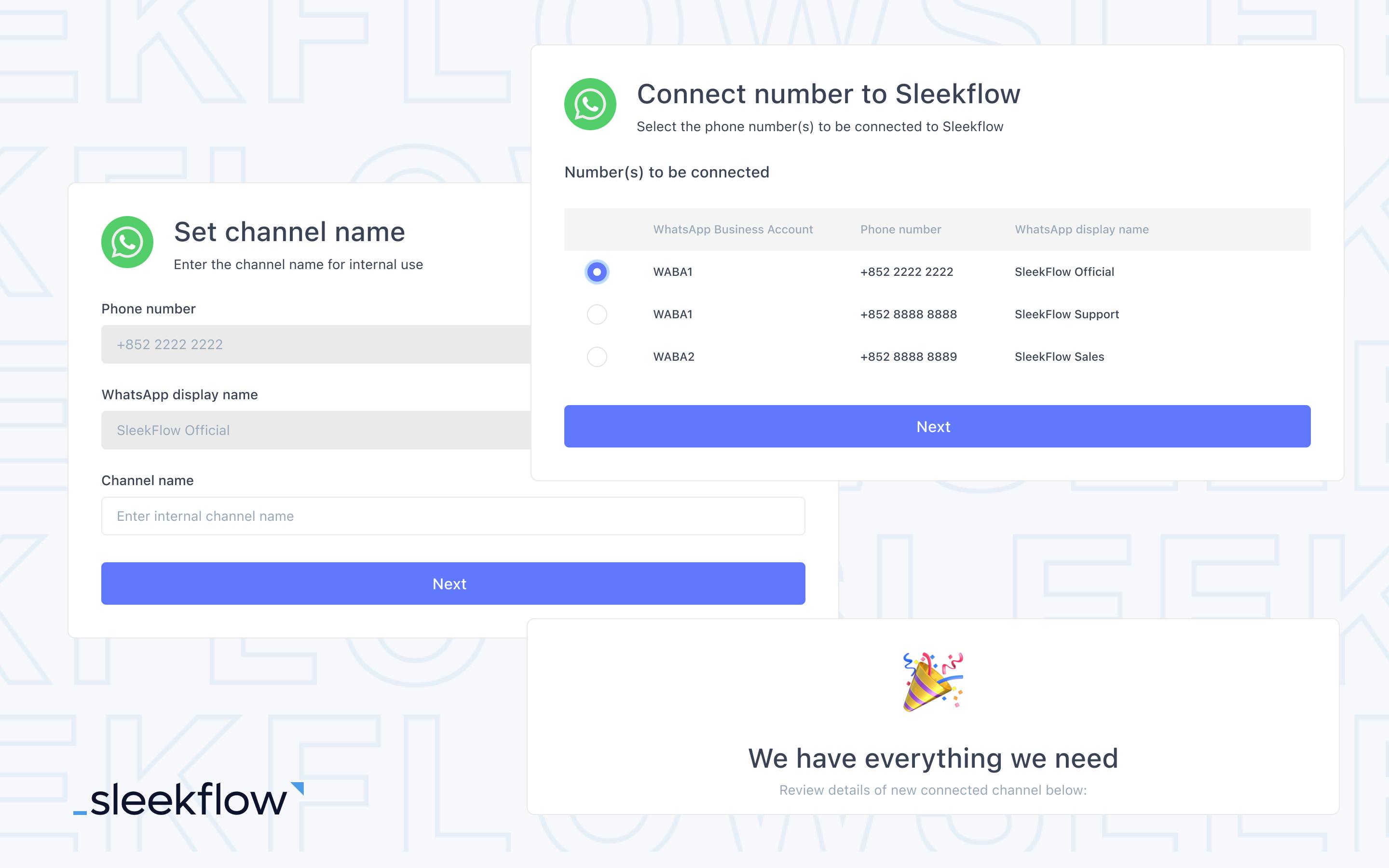 WhatsApp Cloud API - SleekFlow embedded sign up-2