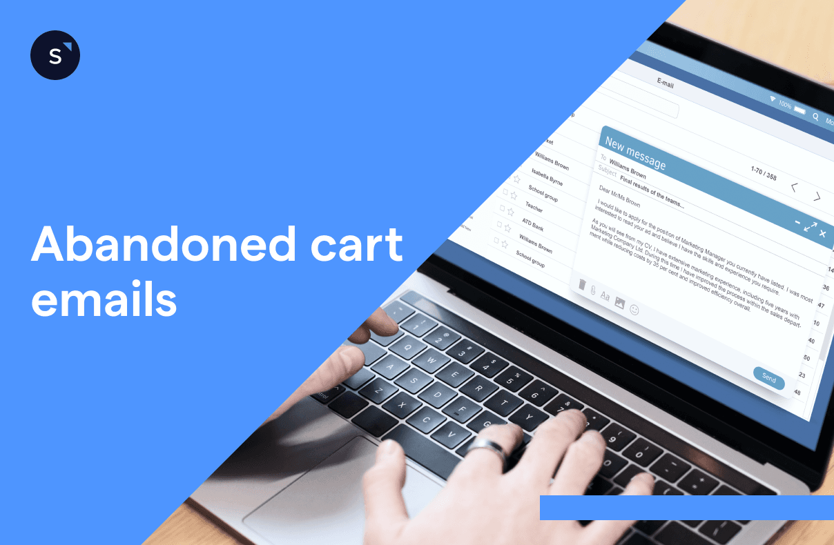 Abandoned cart email