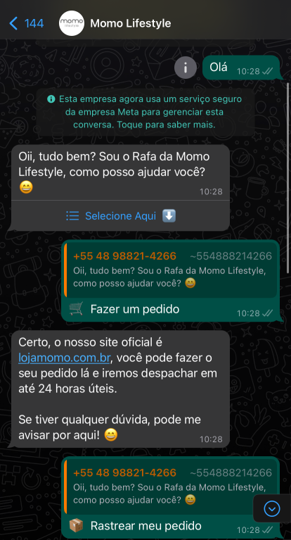 Automações do SleekFlow com Momo Lifestyle