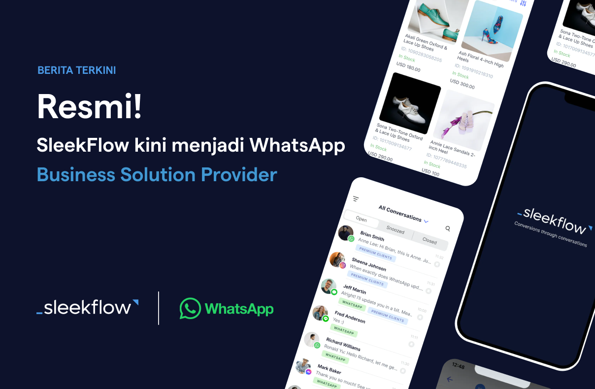 SleekFlow menjadi Penyedia Solusi Bisnis (BSP) WhatsApp resmi