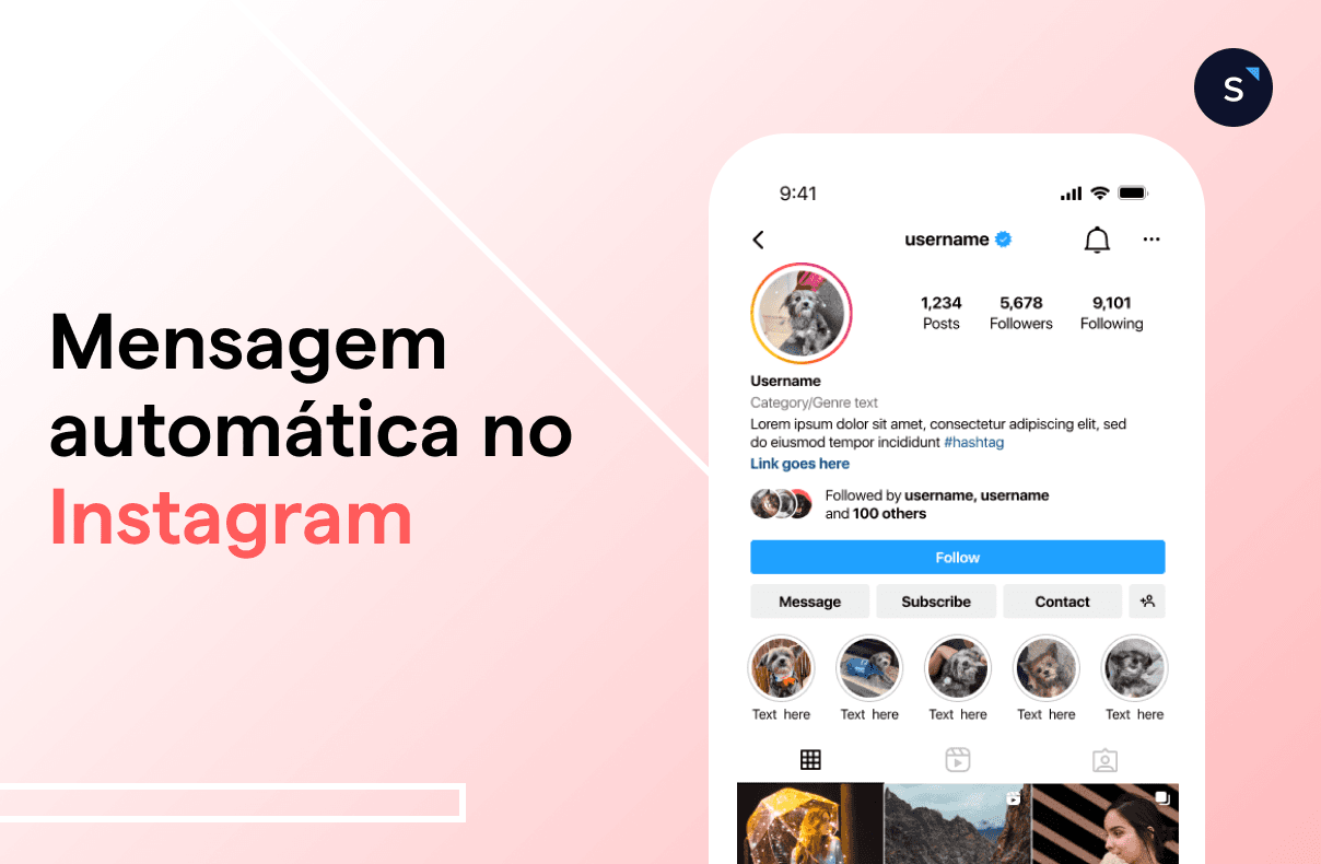 Como colocar mensagem automática no Instagram?