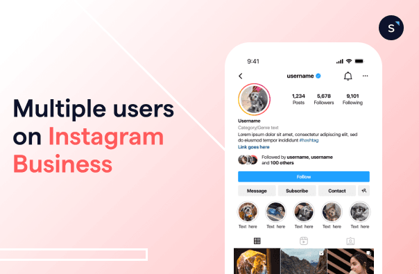 Mehrere Benutzer in Instagram