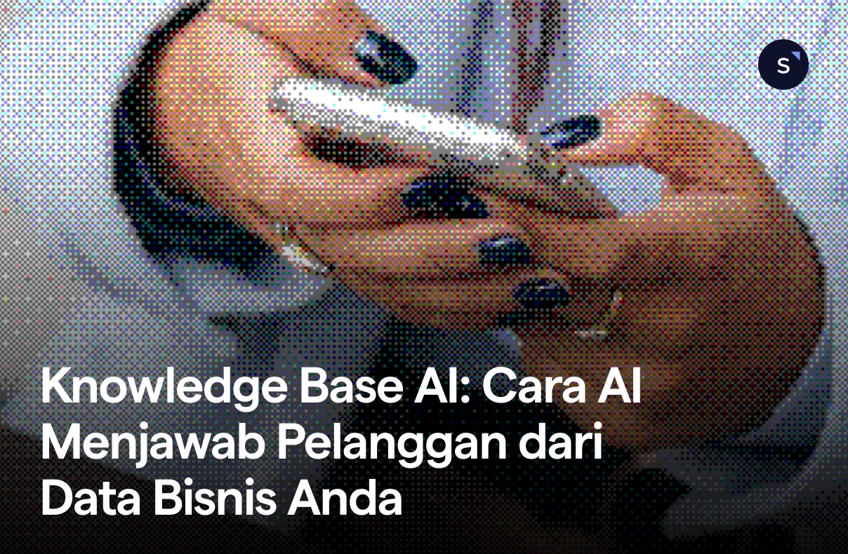 Ilustrasi Knowledge Base AI Cara AI Menjawab Pelanggan dari Data Bisnis Anda
