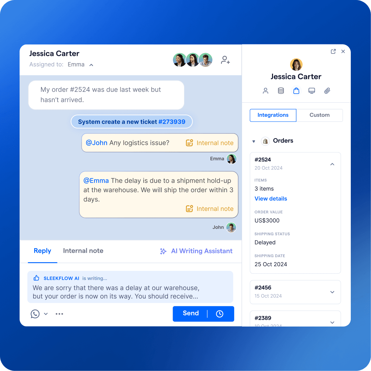 Deliver premium support easily