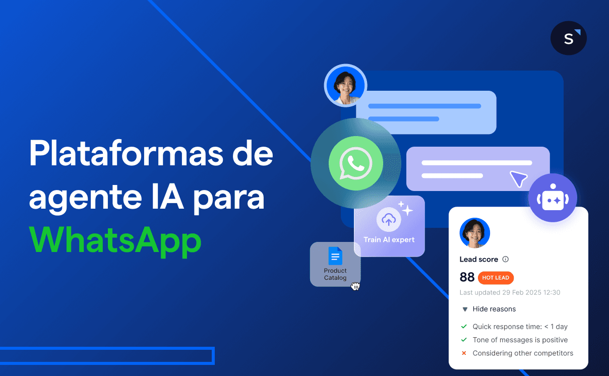 Melhor plataforma de agente de IA para WhatsApp