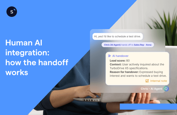 Human AI integration on sleekflow