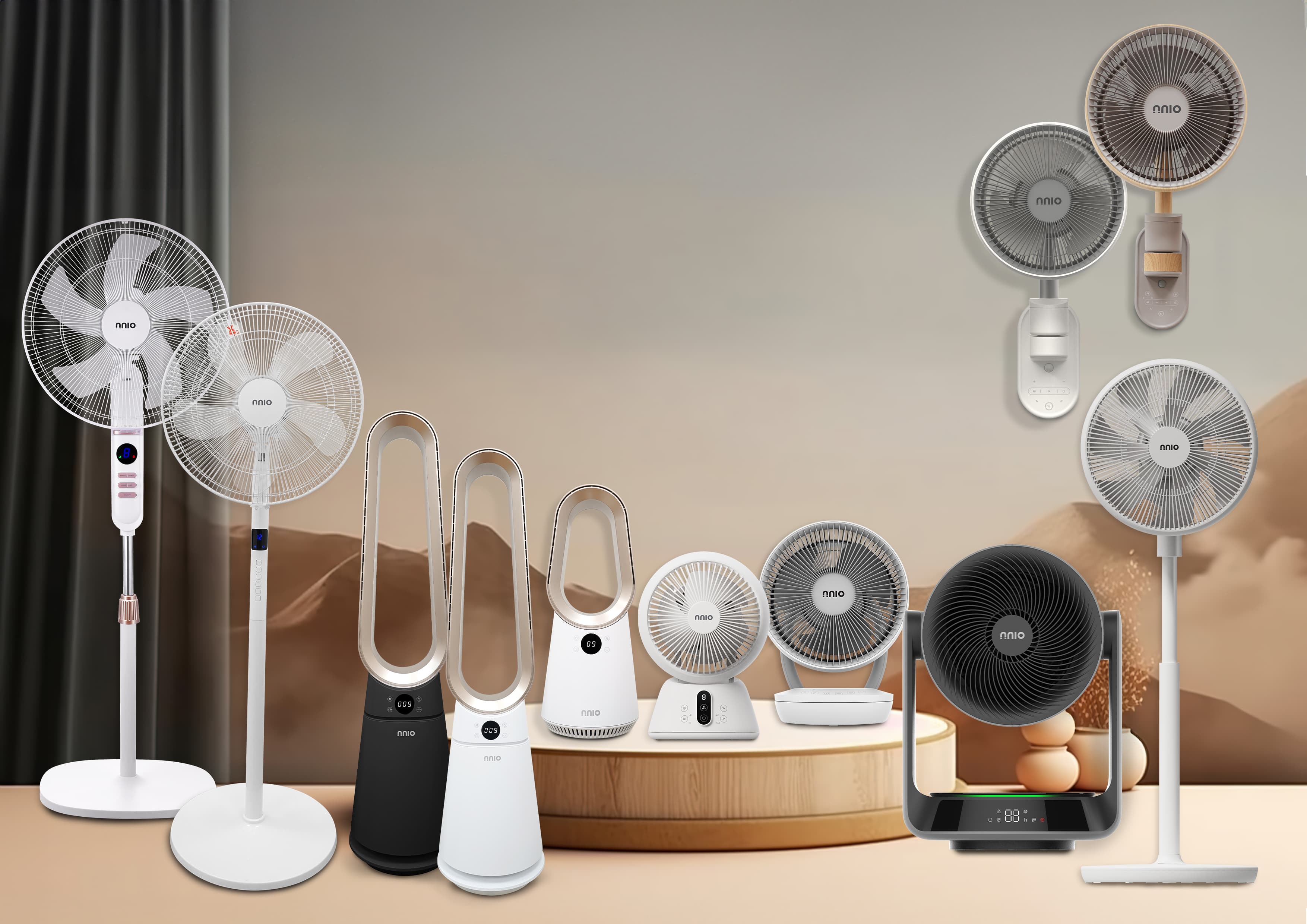 NNIO DC fan family