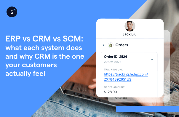 what is erp crm and scm