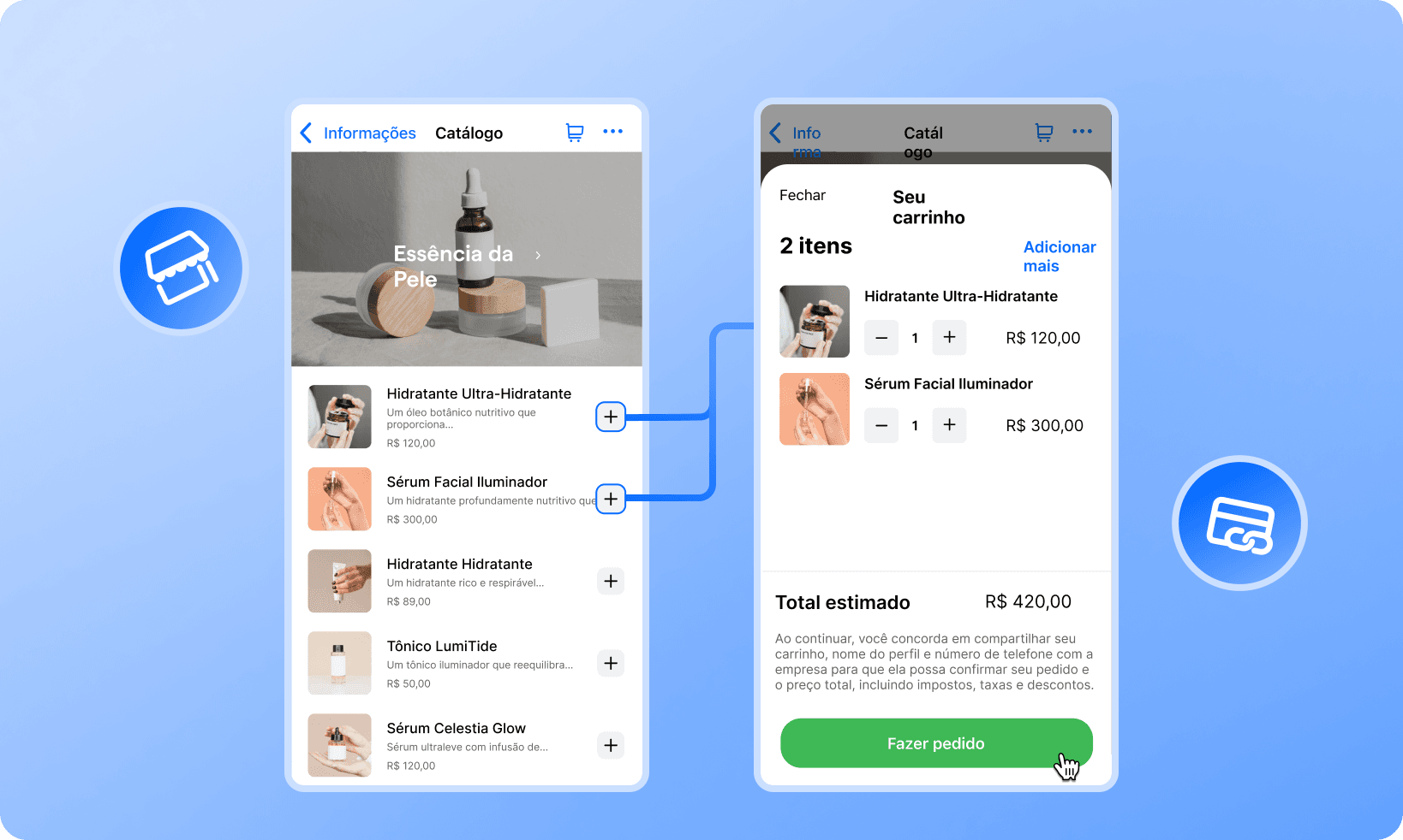 pt br WhatsApp API catalogo