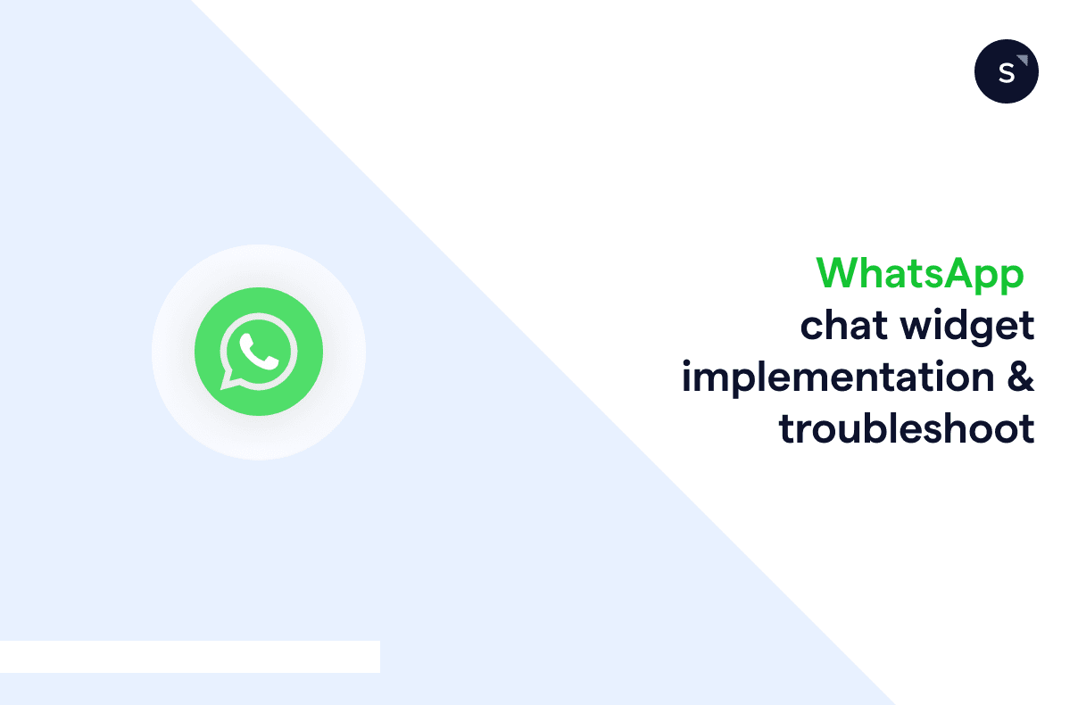 whatsapp chat widget implementation blog cover