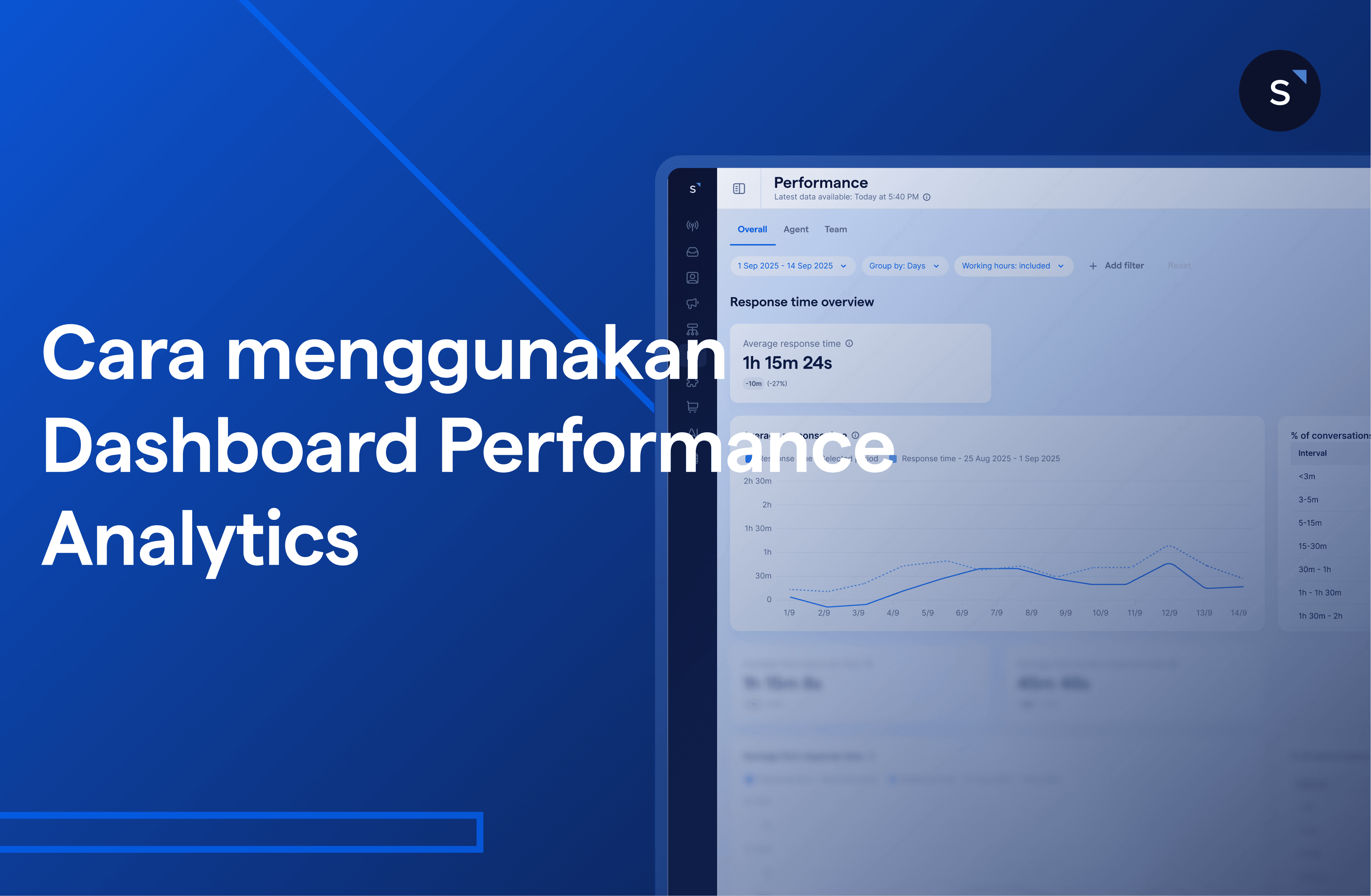 Cara menggunakan dashboard performance analytics